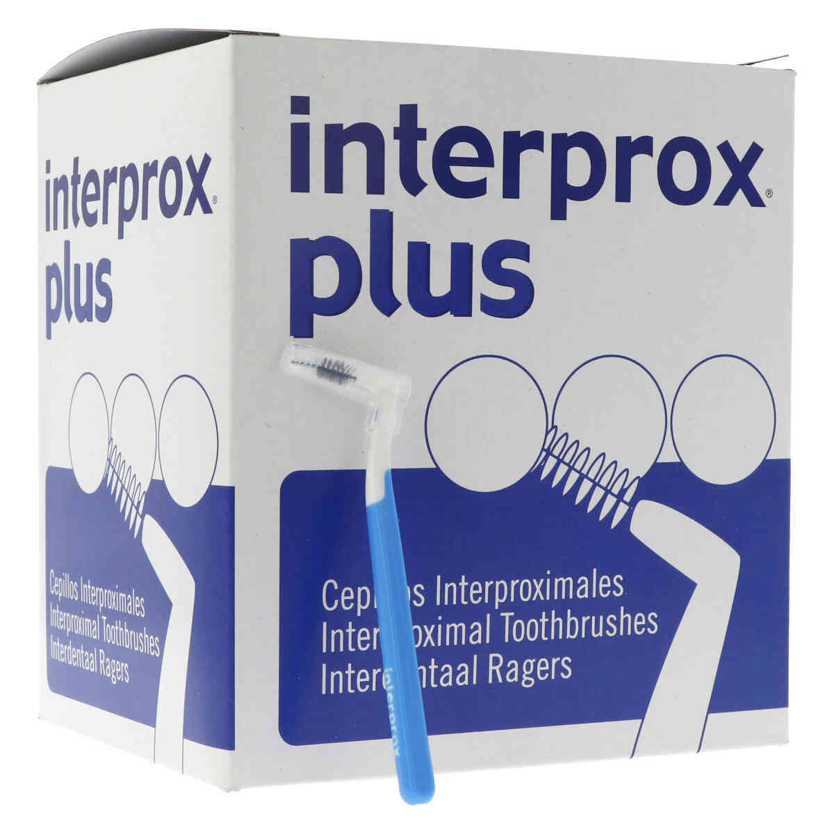 lengte Feodaal Tandheelkundig Interprox® Plus Conical interdentale borstels Ø 3,0-5,0mm (blauw) -100st |  Basiq Dental