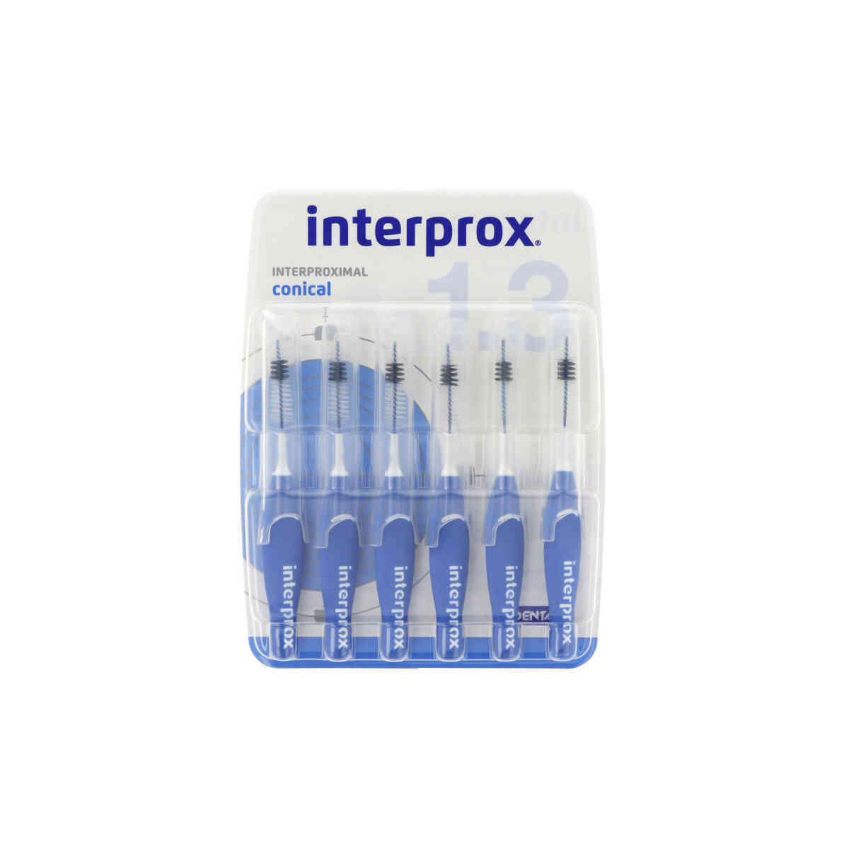 Om te mediteren Rechthoek Midden Interprox® Conical interdentale borstels Ø 3,5-6,0mm (blauw) - 6st | M2  Dental
