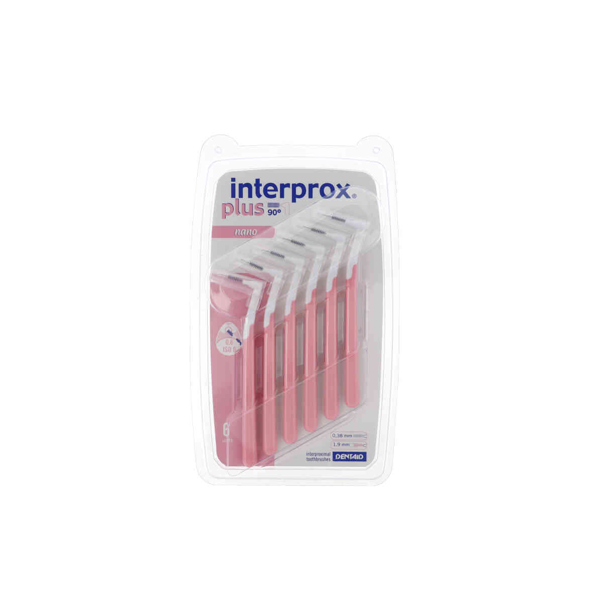 Vriendelijkheid Midden Geaccepteerd Interprox® Plus Nano interdentale borstels Ø 1,9mm (roze) - 6st | Basiq  Dental