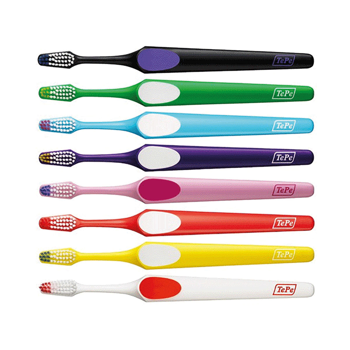 Mantsjoerije Array Portiek TePe® Nova™ tandenborstels 80st - medium | Basiq Dental